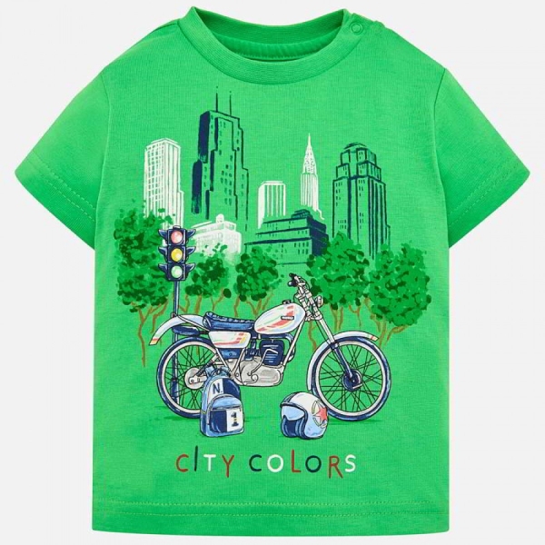 Tricou băieți din bumbac cu imprimeu