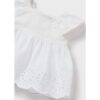 Bluza alba brodata pentru fetite Mayoral