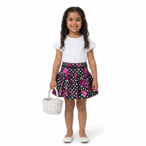 Fustă Scurtă cu Buline Mayoral la KidsFashionStore