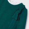 Rochie fetițe verde cu fustă în carouri Mayoral