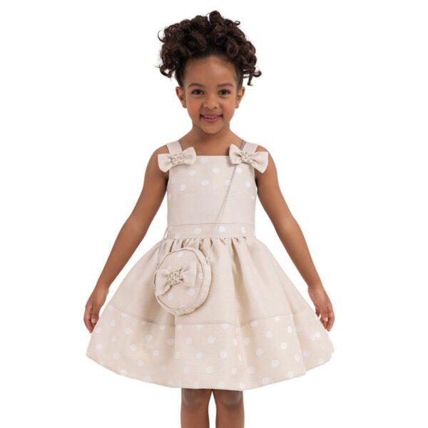 Rochita_eleganta crem_cu_buline-si_fundita_Pamina Kids