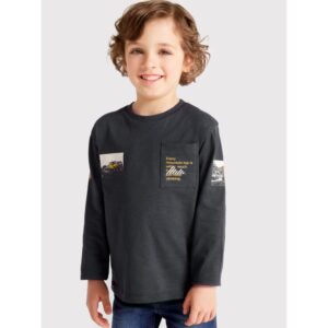 Tricou băieți cu mânecă lungă