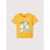 Tricou din bumbac cu imprimeu ursuleț