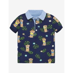 Tricou polo baieti Mayoral cu imprimeu
