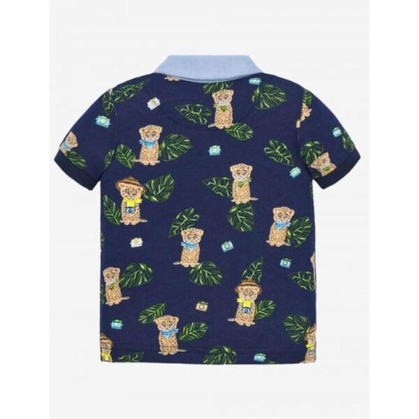 Tricou polo baieti Mayoral cu imprimeu