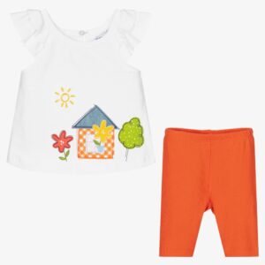 Set bebe fetita Mayoral–2 piese din bumbac