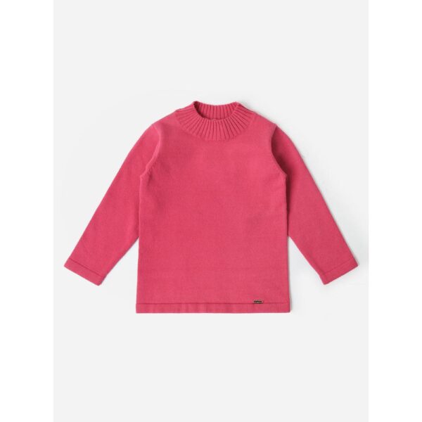 Bluza roz tricot fin bebe Mayoral