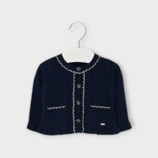 Cardigan bleumarin fete Mayoral