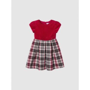 Rochie rosie din catifea Mayoral