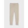 Colanti fete tricotati bej model torsade Mayoral