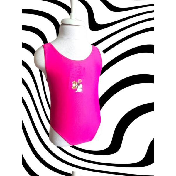 Costum de baie intreg roz pentru fete