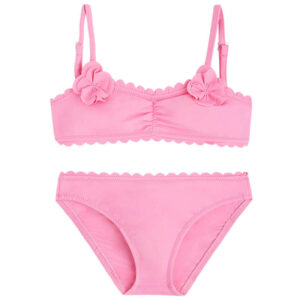 Costum de baie doua piese roz