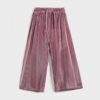 Pantalonii plisati din catifea Mayoral