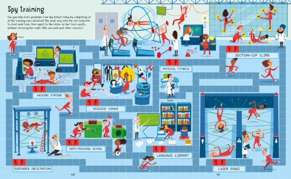 Spy Mazes carte educativa si interactiva