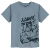 Tricou gri pentru băieți cu imprimeu